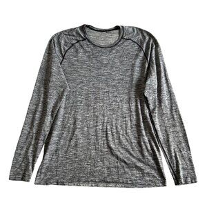 Lululemon Men's Size XL Long Sleeve Heathered Gray Shirt